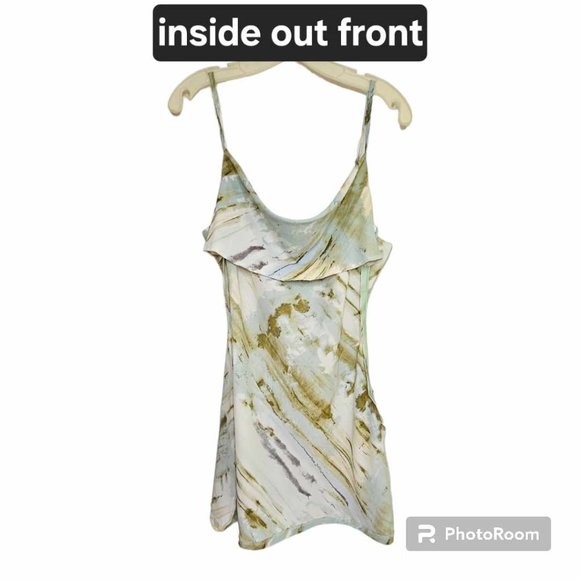 Half Island Tie-Dye Mini Dress Size M - Picture 4 of 9